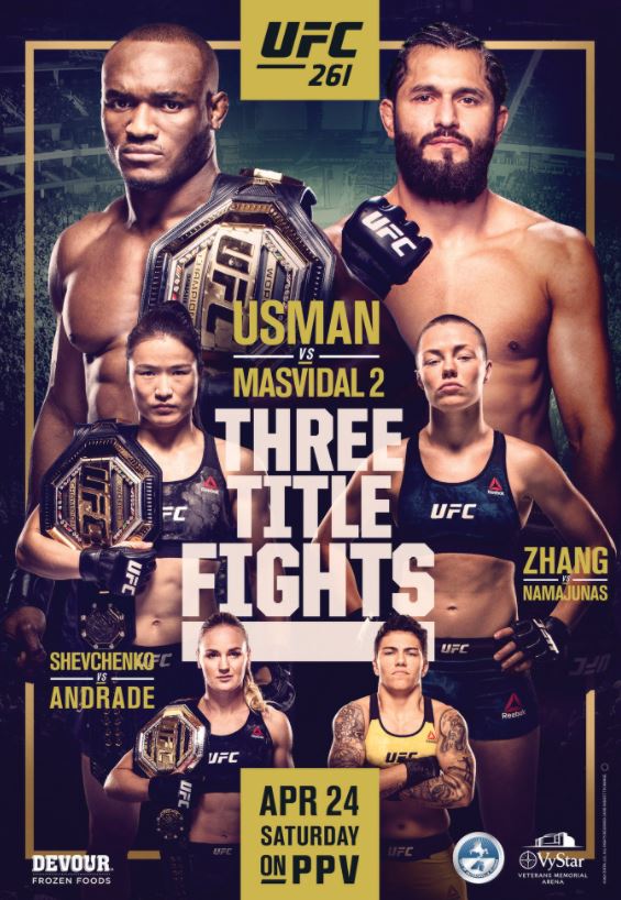 UFC 261: El reinicio de la guerra entre Usman y Masvidal
