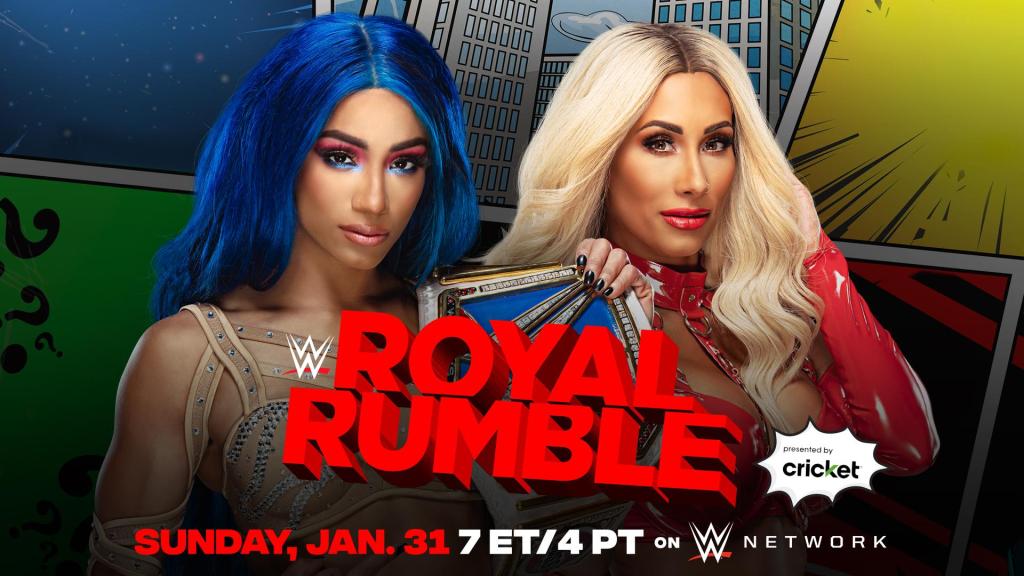 Royal Rumble 2021 - Sasha Banks vs Carmella